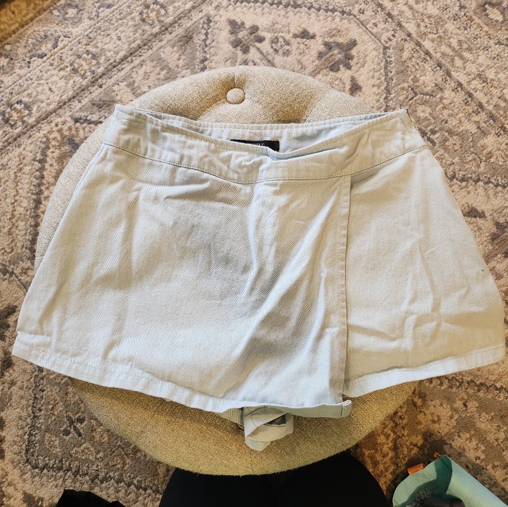 Baby Blue Mini Skort